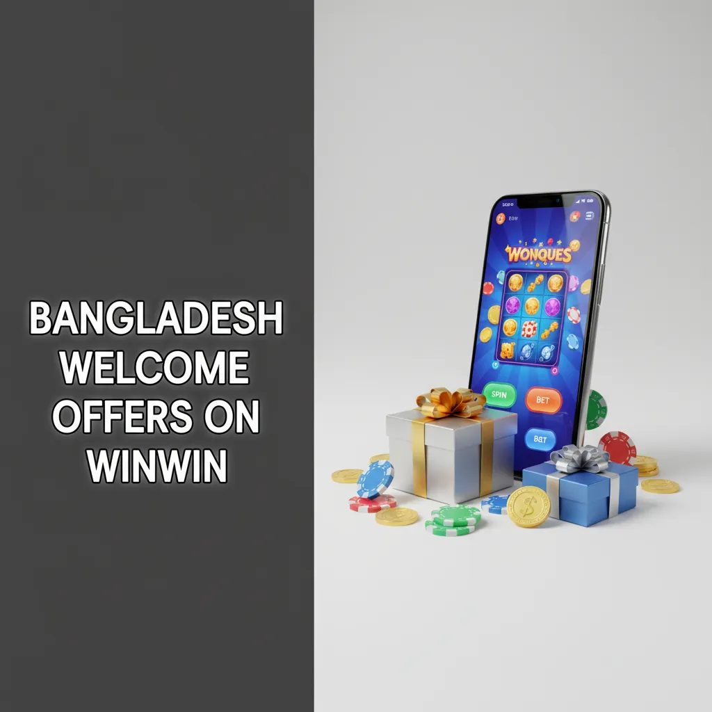 WinWin Bangladesh welcome offers on mobile: Sports bonus 14,000 BDT, Casino 48,000 BDT, up to 150 free spins; check terms.