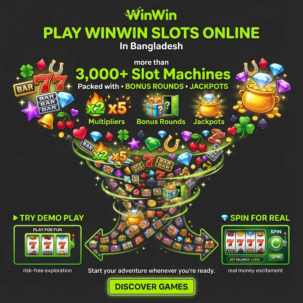 Play WinWin slots online in Bangladesh - over 3,000 machines with bonuses