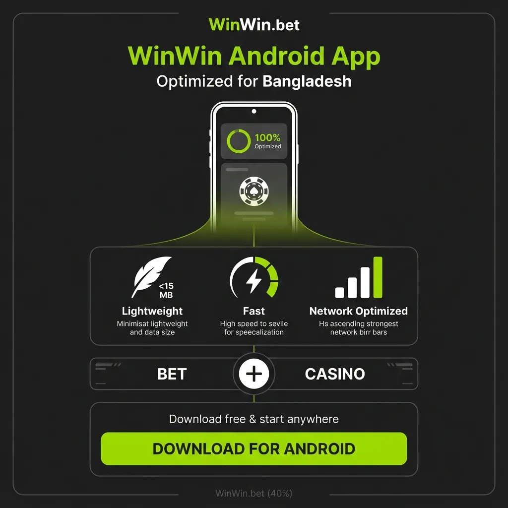 WinWin Android app overview - free download for betting and casino in Bangladesh
