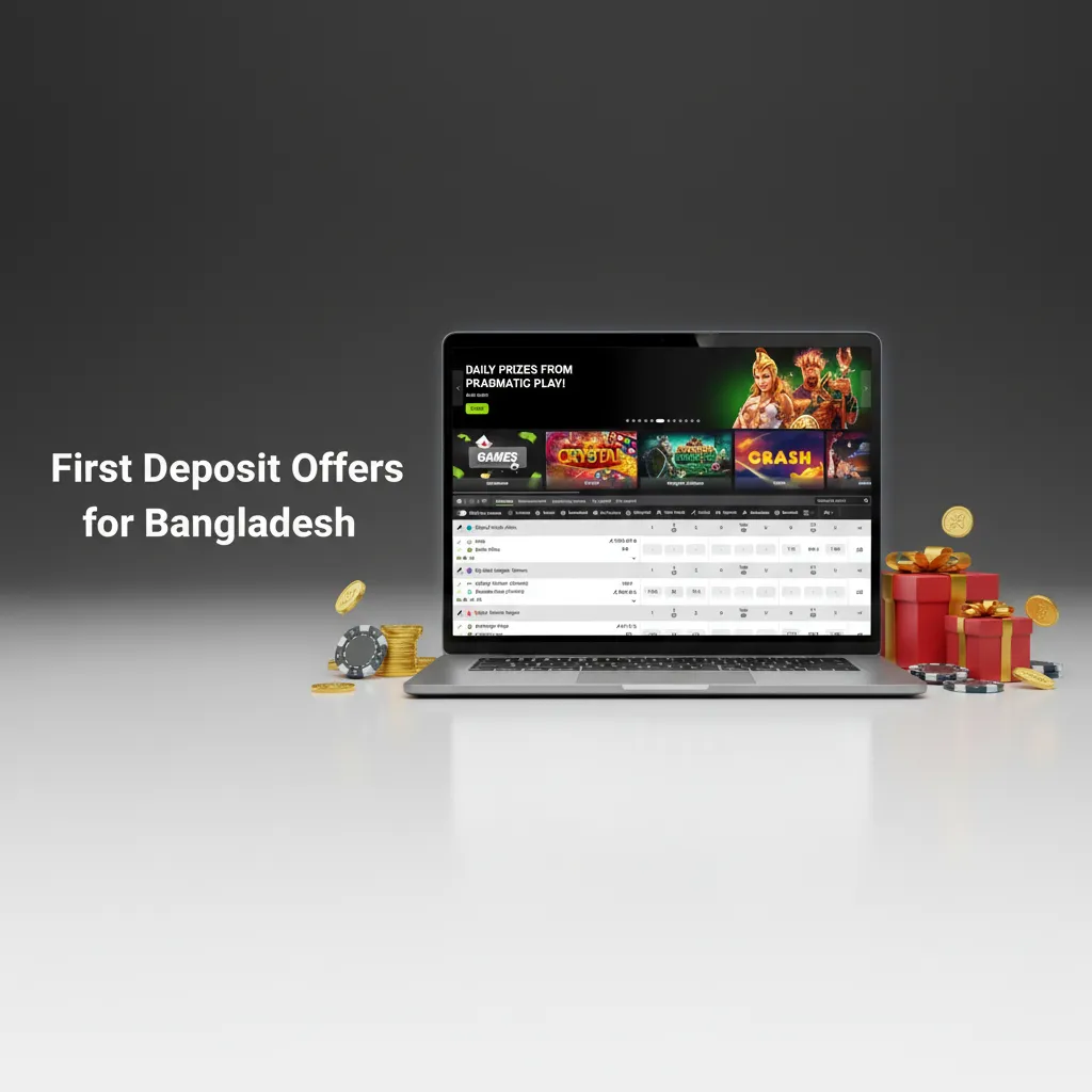 First deposit offers for Bangladesh: Sports 100% up to 14,000 BDT; Casino + WinGames 100% up to 48,000 BDT + 150 Free Spins.